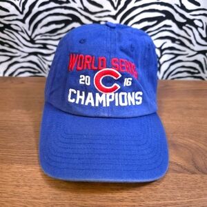 X AUCN 0103 Thrifted Adjustable Strap Chicago Cubs Hat - GWOSLOO.22